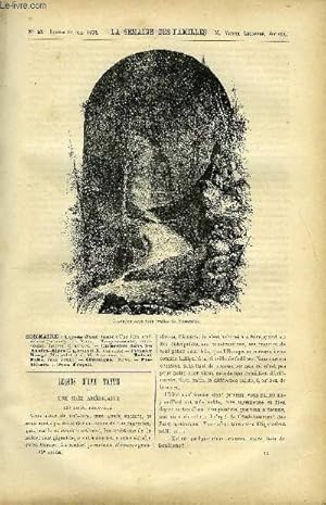 Image du vendeur pour LA SEMAINE DES FAMILLES 34EME ANNEE N12 - LECONS D'UNE TANTE DE LIA SAUL, TROP SAVANTE DE LUCIEN DARVILLE, EXCURSION DANS LES HAUTES-ALPES DE E. VALVILLE, PREMIER NUAGE DE M. AIGUEPERSE, MORTS ET FAITS DE JEAN FURET mis en vente par Le-Livre