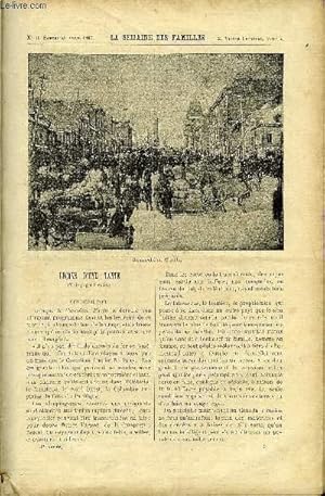 Seller image for LA SEMAINE DES FAMILLES 37EME ANNEE N3 - LECONS D'UNE TANTE DE LIA SAUL, LES DEUX SECRETS VIII DE CHARLES DE VITIS, CESAR DE LEONTINE ROUSSEAU, ANGOULEME DE E. VALVILLE, AUTOUR D'UN DRAME XIV DE PIERRE D'ARLAY for sale by Le-Livre