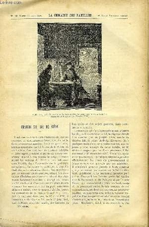 Seller image for LA SEMAINE DES FAMILLES 37EME ANNEE N19 - CHARLES XII, ROI DE SUEDE DE AUGUSTIN DUTOUR, SAINT PHILIPPE DE NEBI DE LA COMTESSE D'ESTIENNE D'ORVES, LE CRI DE GUERRE DE C. DE L'HOMERANGE, TOKIO, LA CAPITALE DU JAPON DE OSCAR HAVARD, LA MERE DE DOM BOSCO for sale by Le-Livre