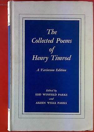 Image du vendeur pour The Collected Poems of Henry Timrod. mis en vente par biblion2