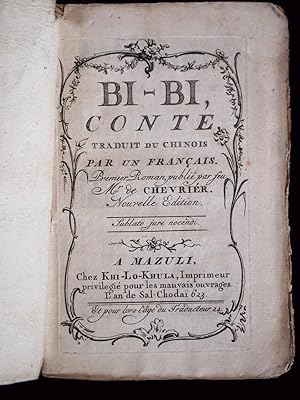 Bi-bi conte, traduit du chinois par un français