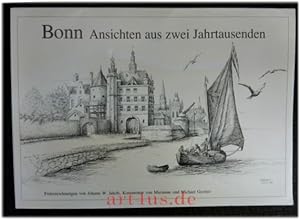 Bonn : Ansichten aus zwei Jahrtausenden. Federzeichnungen von Johann W. Jakob, Kommentar von Mari...