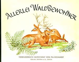 Seller image for Tierbilderbuch "Allerlei Waldbewohner". Gezeichnet von Pia Roshardt. for sale by Harteveld Rare Books Ltd.