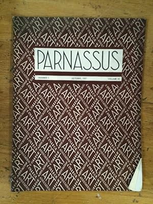 Parnassus : A Publication of The College Art Association of America. [4 issues of the periodical....
