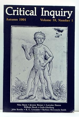 Seller image for Critical Inquiry, Volume 18, Number 1 (Autumn 1991) for sale by Cat's Cradle Books