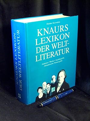 Bild des Verkufers fr Knaurs Lexikon der Weltliteratur - Autoren, Werke, Sachbegriffe - zum Verkauf von Erlbachbuch Antiquariat