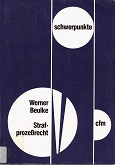 Bild des Verkufers fr Strafprozessrecht. von, Schwerpunkte ; Bd. 20 zum Verkauf von Kirjat Literatur- & Dienstleistungsgesellschaft mbH
