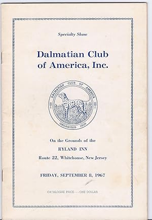 Dalmatian Club of America, Inc. Specialty Dog Show, 1967