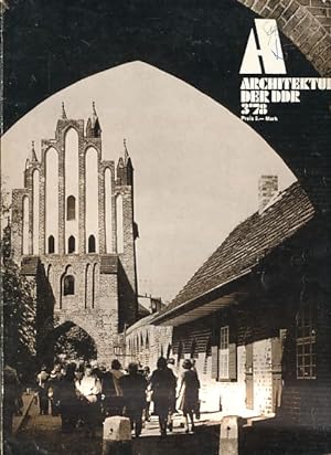 Bild des Verkufers fr Architektur der DDR. 27. Jg. 3/1978. zum Verkauf von Fundus-Online GbR Borkert Schwarz Zerfa