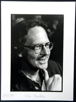 PHOTOGRAPHIE ORIGINALE. Portrait de Peter Handke.