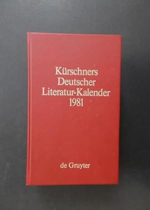 Immagine del venditore per Krschners Deutscher Literatur-Kalender 1981 venduto da Antiquariat Strter