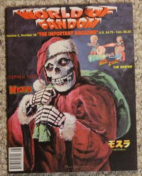 Seller image for THE WORLD OF FANDOM MAGAZINE - Volume 2 #28; Winter 1996/97; - Stephen Kings "Misfits"; Tim Burtons Mars Attacks!"; Mothra: for sale by Comic World