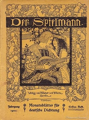 Seller image for Der Spielmann. Monatsbltter fr deutsche Dichtung. Jahrgang 1901. 1. Heft. for sale by Antiquariat Immanuel, Einzelhandel