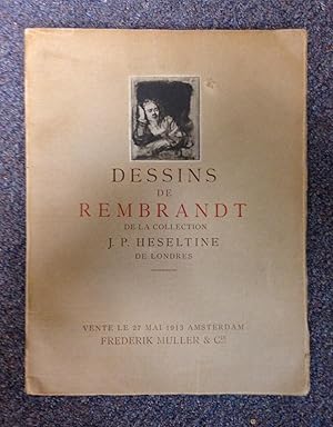 Dessins De Rembrandt De La Collection J.P. Heseltine De Londres