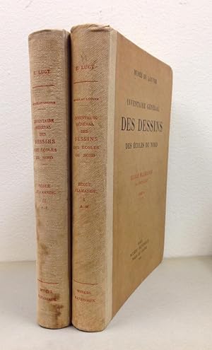 Image du vendeur pour Musee du Louvre. Inventaire general des dessins des ecoles du nord. Publie sous les auspices du cabinet des dessins. Ecole Flamande. 2 tomes. Tome 1: A-M. Tome 2: N-Z et anonymes. mis en vente par Avol's Books LLC