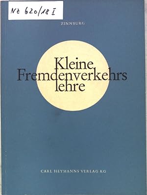 Image du vendeur pour Kleine Fremdenverkehrslehre; mis en vente par books4less (Versandantiquariat Petra Gros GmbH & Co. KG)