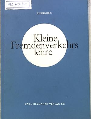 Image du vendeur pour Kleine Fremdenverkehrslehre; mis en vente par books4less (Versandantiquariat Petra Gros GmbH & Co. KG)