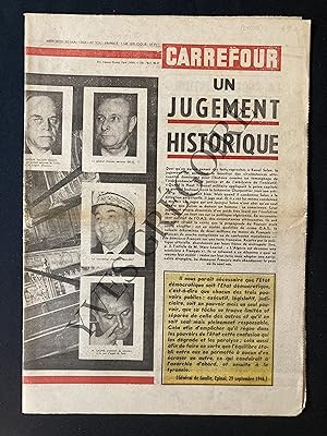 CARREFOUR-N°924-MERCREDI 30 MAI 1962