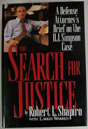 Seller image for The Search for Justice for sale by Book Nook