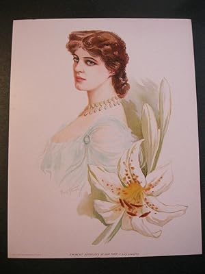 Seller image for LILY LANGTRY Print - Circa 1904 for sale by The Book Scot