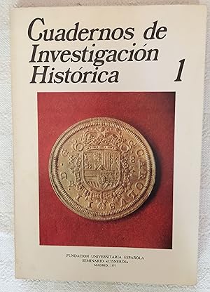 Imagen del vendedor de Cuadernos de Investigacion Historica 1 a la venta por LibrairieLaLettre2