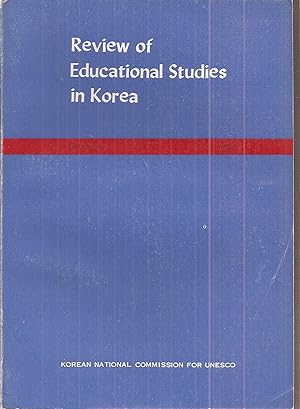 Bild des Verkufers fr Review of Educational Studies in Korea Volume One zum Verkauf von Clivia Mueller