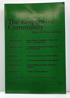 Imagen del vendedor de The Responsive Community: Rights and Responsibilities. Volume 11, Issue 2 (Spring 2001) a la venta por Cat's Cradle Books