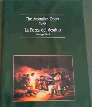 Bild des Verkufers fr The Australian Opera 1988 ,La Forza del destino zum Verkauf von Chapter 1