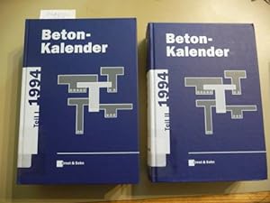 Beton-Kalender 1994, 83. Jahrgang, Taschenbuch für Beton-, Stahlbeton und Spannbeton sowie die ve...