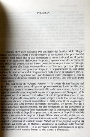 D'ANNUNZIO A NAPOLI. POESIA, NARRATIVA, GIORNALISMO, DONNE NEGLI ANNI DELLA SPLENDIDA MISERIA: ...