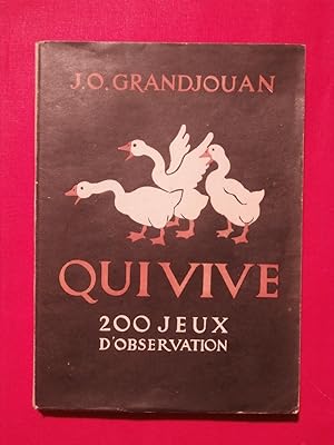 Seller image for Qui vive for sale by Tant qu'il y aura des livres