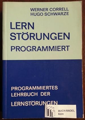 Seller image for Lernstrungen programmiert. Programmiertes Lehrbuch der Lernstrungen.' for sale by buch-radel