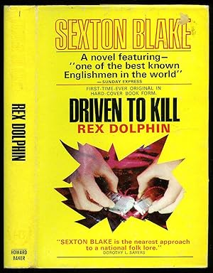 Seller image for Driven To Kill; A Sexton Blake Novel for sale by Little Stour Books PBFA Member