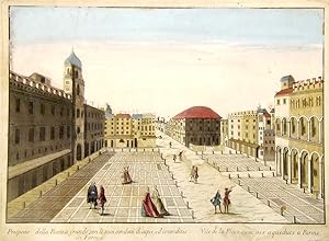 Prospetto della Piazza grande con li suoi condotti di aque, ed imondizie in Parma.