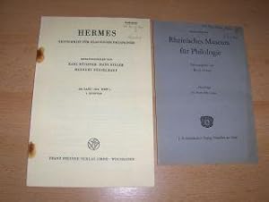 2 TITELN v. S. KOSTER : LATEIN - "DE TERENTIANI CODICIS FRAGMENTO INEDITO" S. 45-54 + 1 Tafel mit...