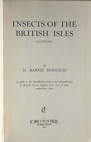 Insects of the British Isles