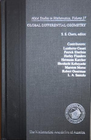 Image du vendeur pour Global Differential Geometry mis en vente par Derringer Books, Member ABAA