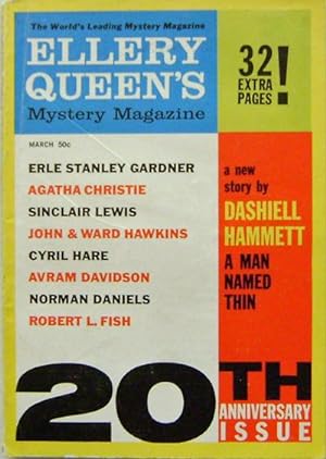 Seller image for Ellery Queen's Mystery Magazine March 1961 Issue for sale by Derringer Books, Member ABAA