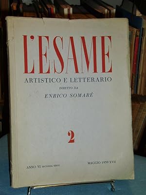 L'Esame n°2 ( Artistico e Letterario ) Anno VI Maggio 1939 XVII