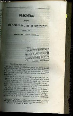 Seller image for DISCOURS EN FAVEUR DES PAUVRES EGLISES DE CAMPAGNE for sale by Le-Livre