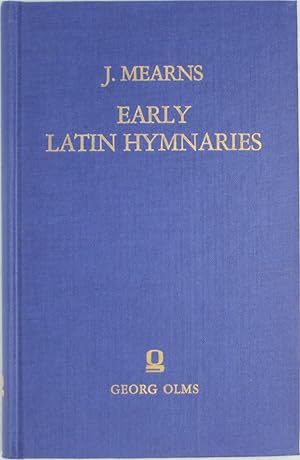Bild des Verkufers fr Early Latin Hymnaries: An Index of Hymns in Hymnaries Before 1100 zum Verkauf von Powell's Bookstores Chicago, ABAA