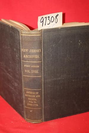 Imagen del vendedor de Documents Relating to the Colonial History of the State of New Jersey Volume XVIII 1769-1775 a la venta por Princeton Antiques Bookshop
