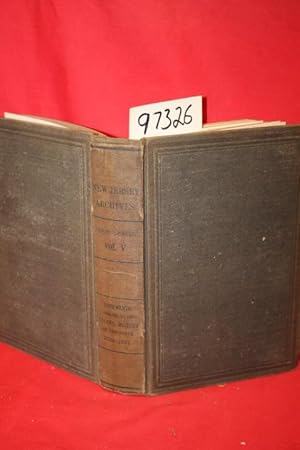 Image du vendeur pour Documents Relating to the Colonial History of the State of New Jersey Volume V 1720-1737 mis en vente par Princeton Antiques Bookshop