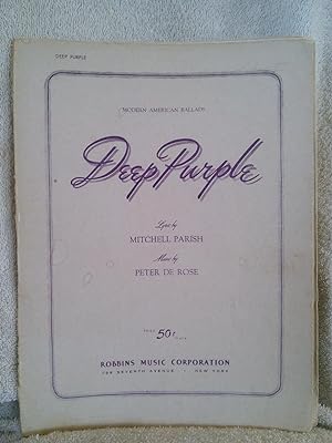 Immagine del venditore per Deep Purple (Sombre Demijour) venduto da Prairie Creek Books LLC.