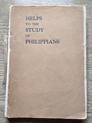 Seller image for Helps to the Study of Philippians for sale by Peter & Rachel Reynolds