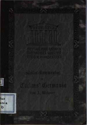 Imagen del vendedor de Schler-Kommentar zu Tacitus' Germania. a la venta por books4less (Versandantiquariat Petra Gros GmbH & Co. KG)