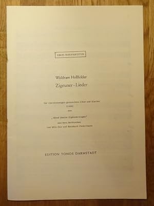 Immagine del venditore per Zigeuner-Lieder (Fr vierstimmigen gemischten Chor und Klavier (1960) aus "Mond berm Zigeunerwagen" a.d. Serbischen v. Milo Dor u. R. Federmann) venduto da ANTIQUARIAT H. EPPLER