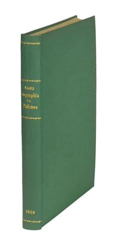 Imagen del vendedor de La Geographia de Ptolomeo. Ampliada con los primeros mapas impresos de Amrica (desde 1507). Estudio bibliografico y critico. Con el catalogo de las ediciones aparecidas desde 1475 a 1883. Comentado e ilustrado. a la venta por Versandantiquariat Wolfgang Friebes