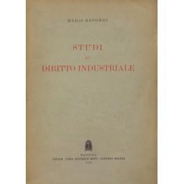 Seller image for Studi di diritto industriale for sale by Libreria Antiquaria Giulio Cesare di Daniele Corradi