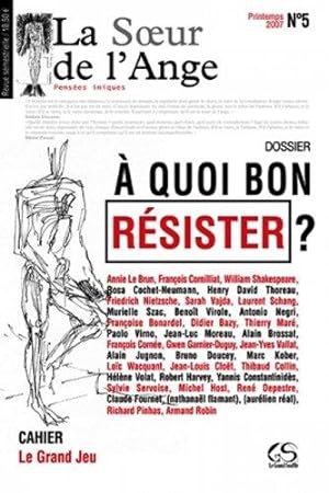 Seller image for A quoi bon resister for sale by dansmongarage